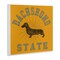 Stupell Industries Vintage Dachshund State Wall Plaque Art Design by Spirit Animals/Life Is High